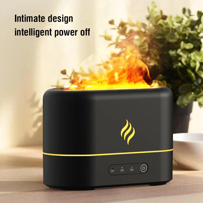 Portable Fire Flame Aroma humidifier