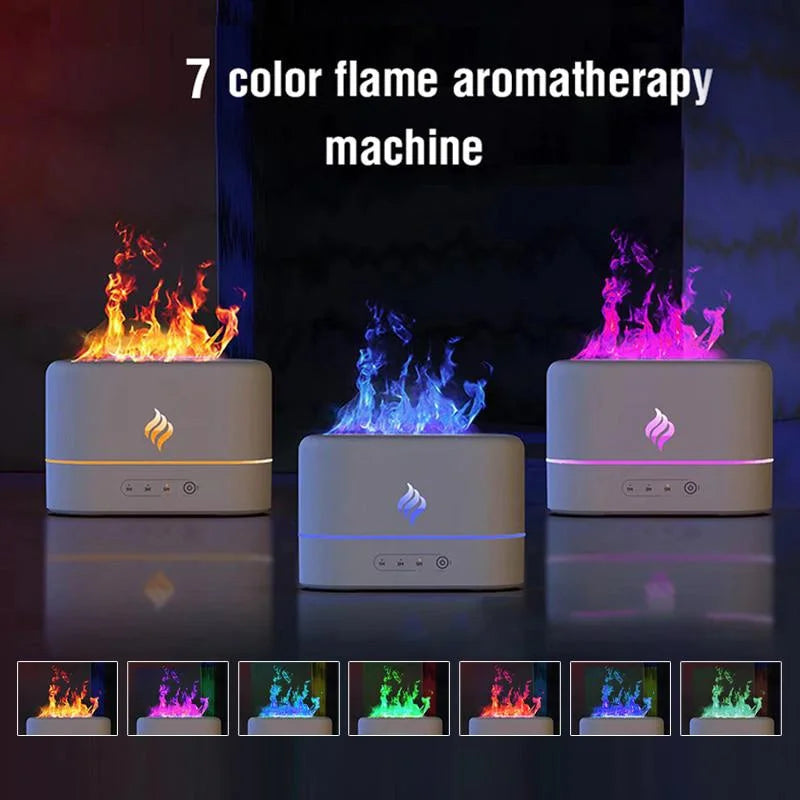 Portable Fire Flame Aroma humidifier