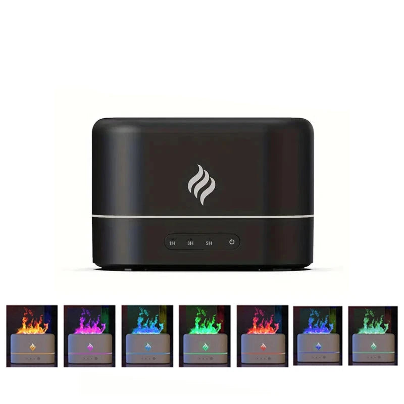 Portable Fire Flame Aroma humidifier
