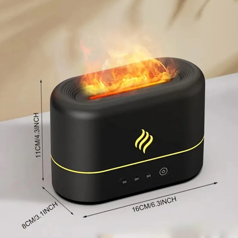 Portable Fire Flame Aroma humidifier