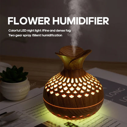 Wooden Vase Aromatherapy Diffuser 300ml