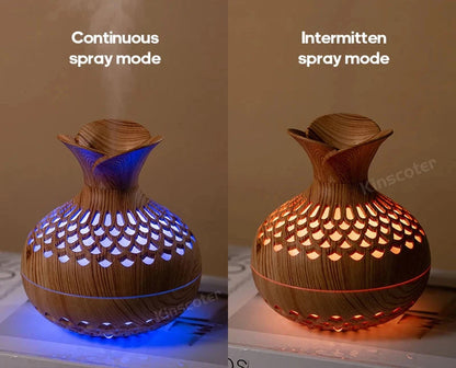 Wooden Vase Aromatherapy Diffuser 300ml