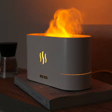 RGB Flame Aroma Diffuser Humidifier